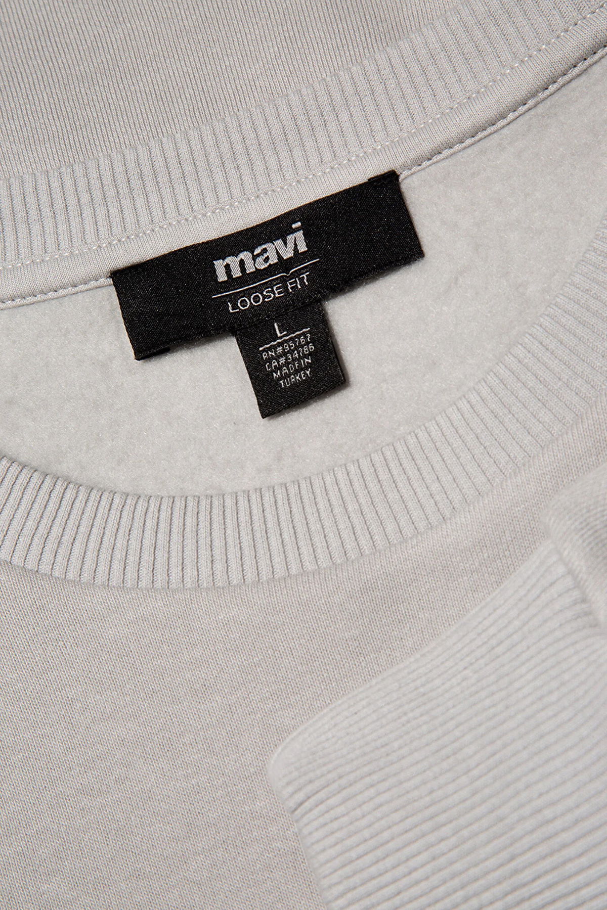 Mavi Erkek Bisiklet Yaka Basic Sweatshirt M0S10276-81582 Gri - 4
