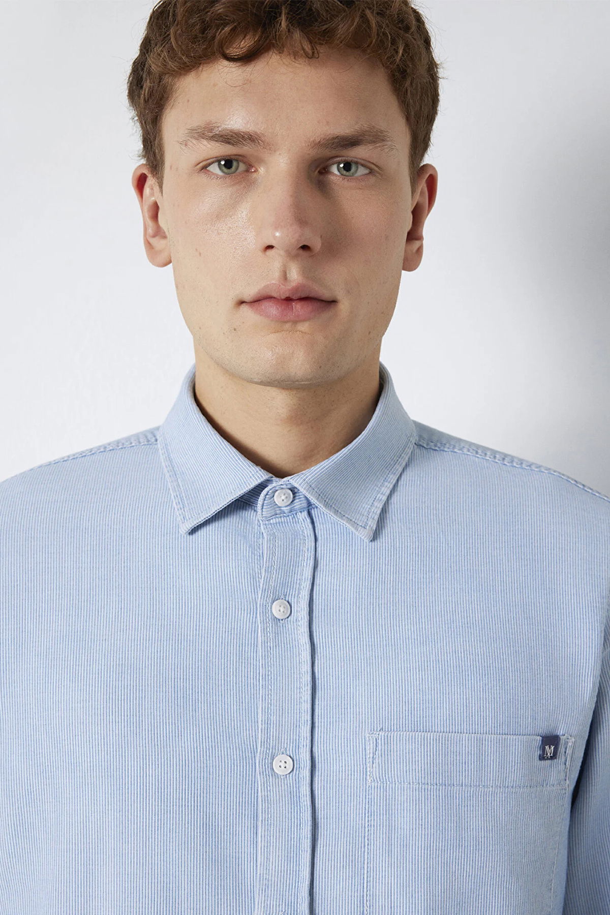 Mavi Erkek Çizgili Gömlek M0211852 Indigo - 4