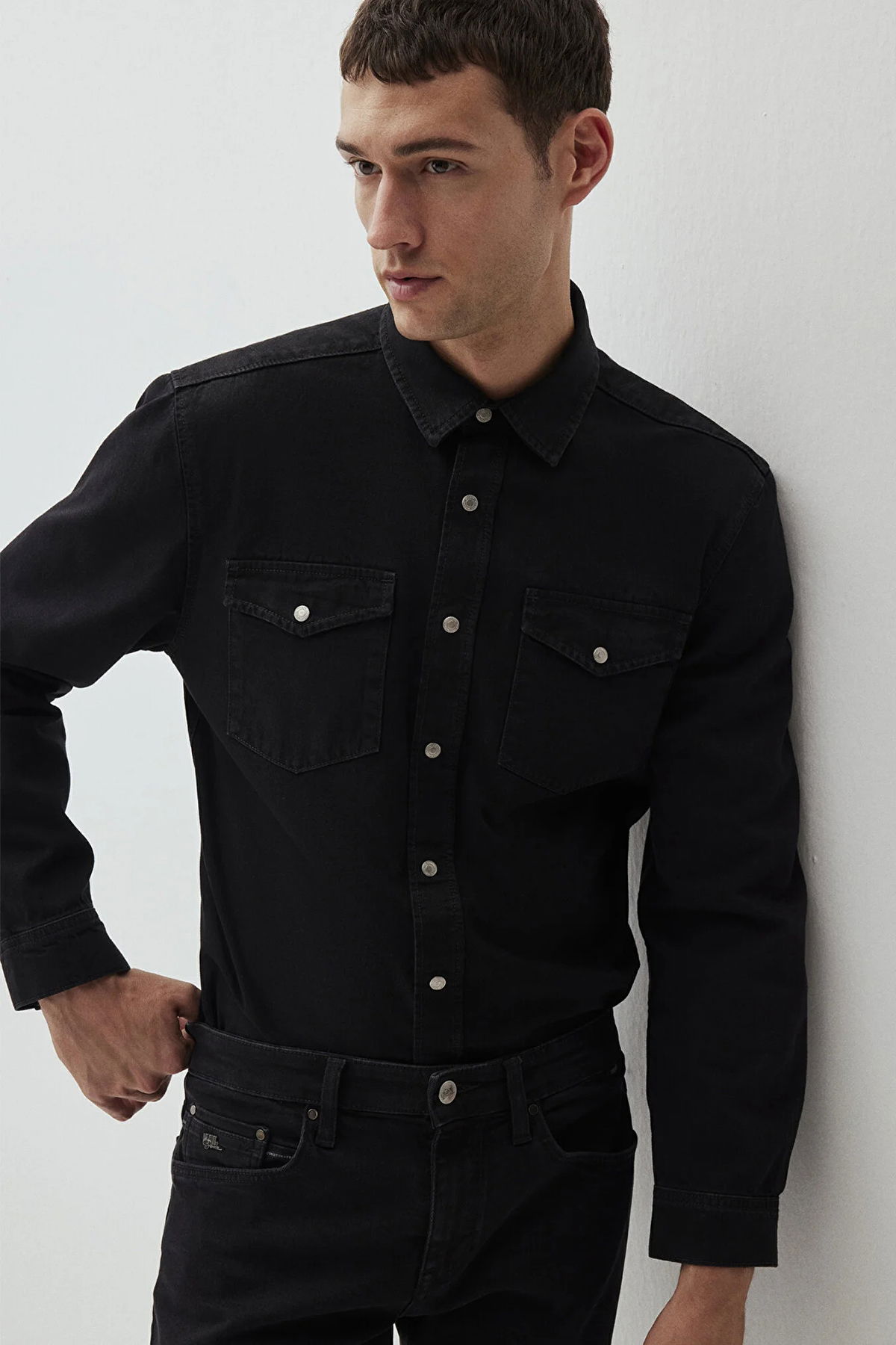 Mavi Erkek Denim Jean Gömlek M0210909-8793 Siyah - 1
