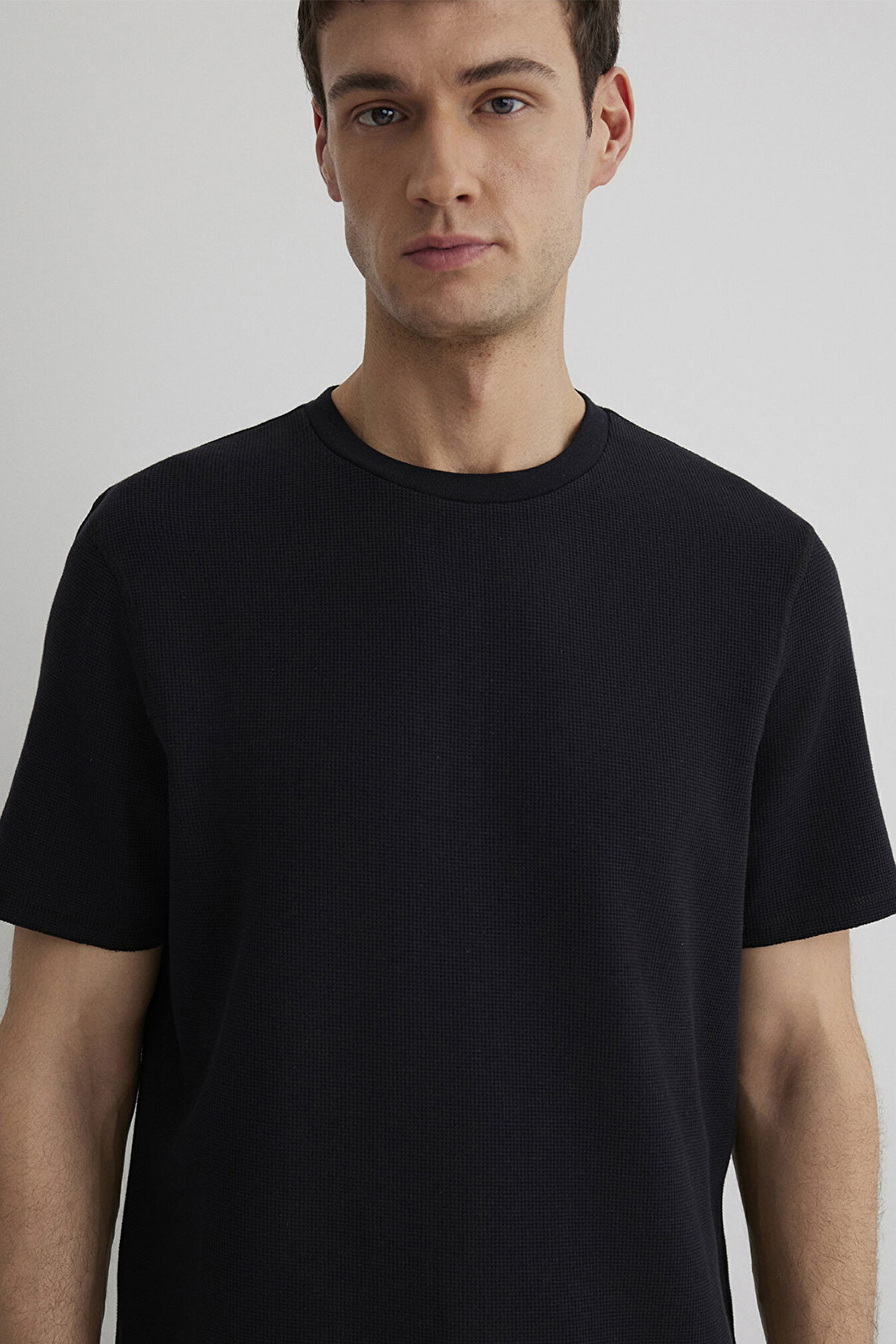 Mavi Erkek Dokulu Basic T-Shirt M0610277 Siyah - 3