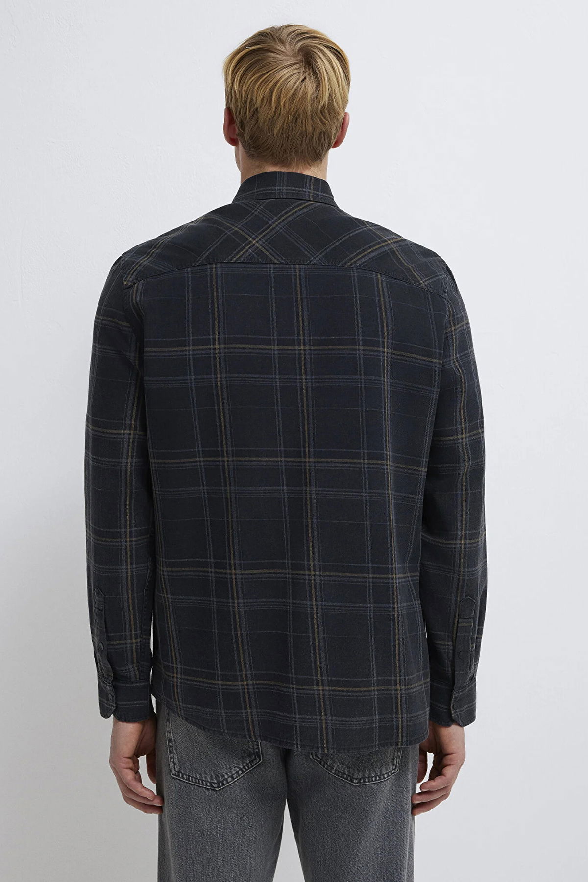 Mavi Erkek Ekoseli %100 Pamuk Gömlek M0210806 Walnut Check - 5