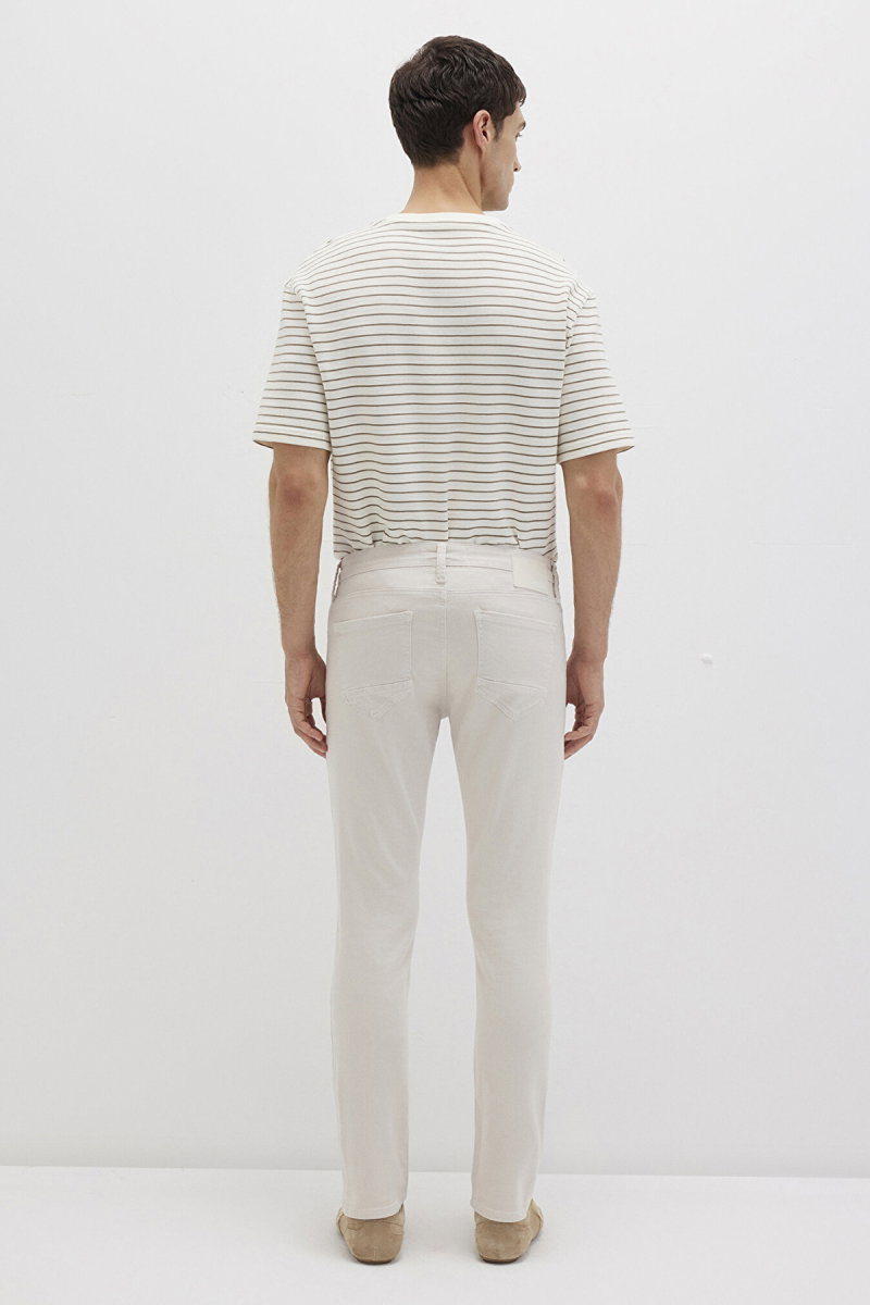 Mavi Erkek Jake Comfort Gabardin Pantolon M0042222763 Ekru - 5