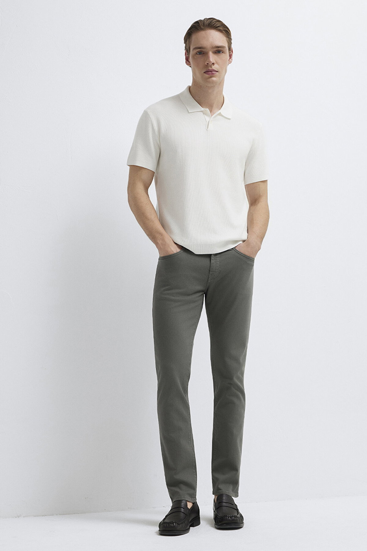 Mavi Erkek Jake Gabardin Pantolon M00422A2940 Yeşil - 1