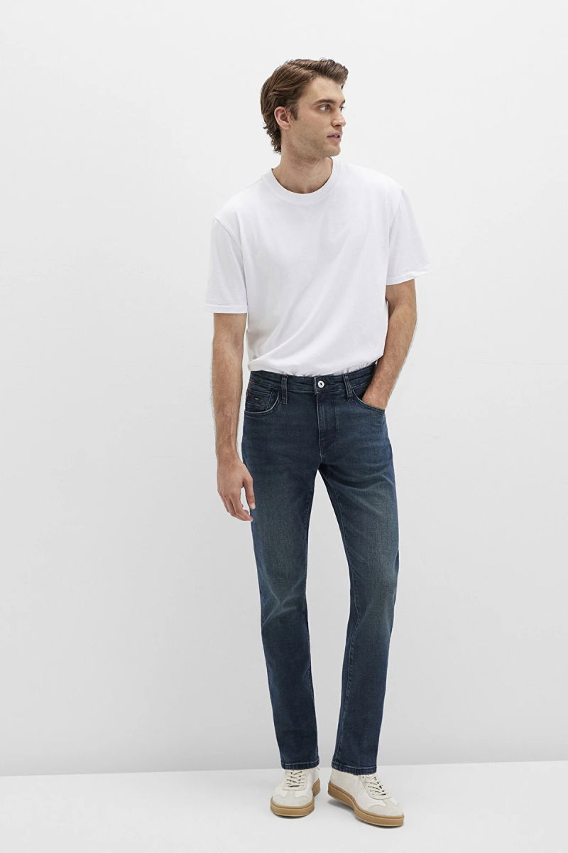 Mavi Erkek Jake Pro Move Gölgeli Jean Pantolon M0042290832 Lacivert - 1