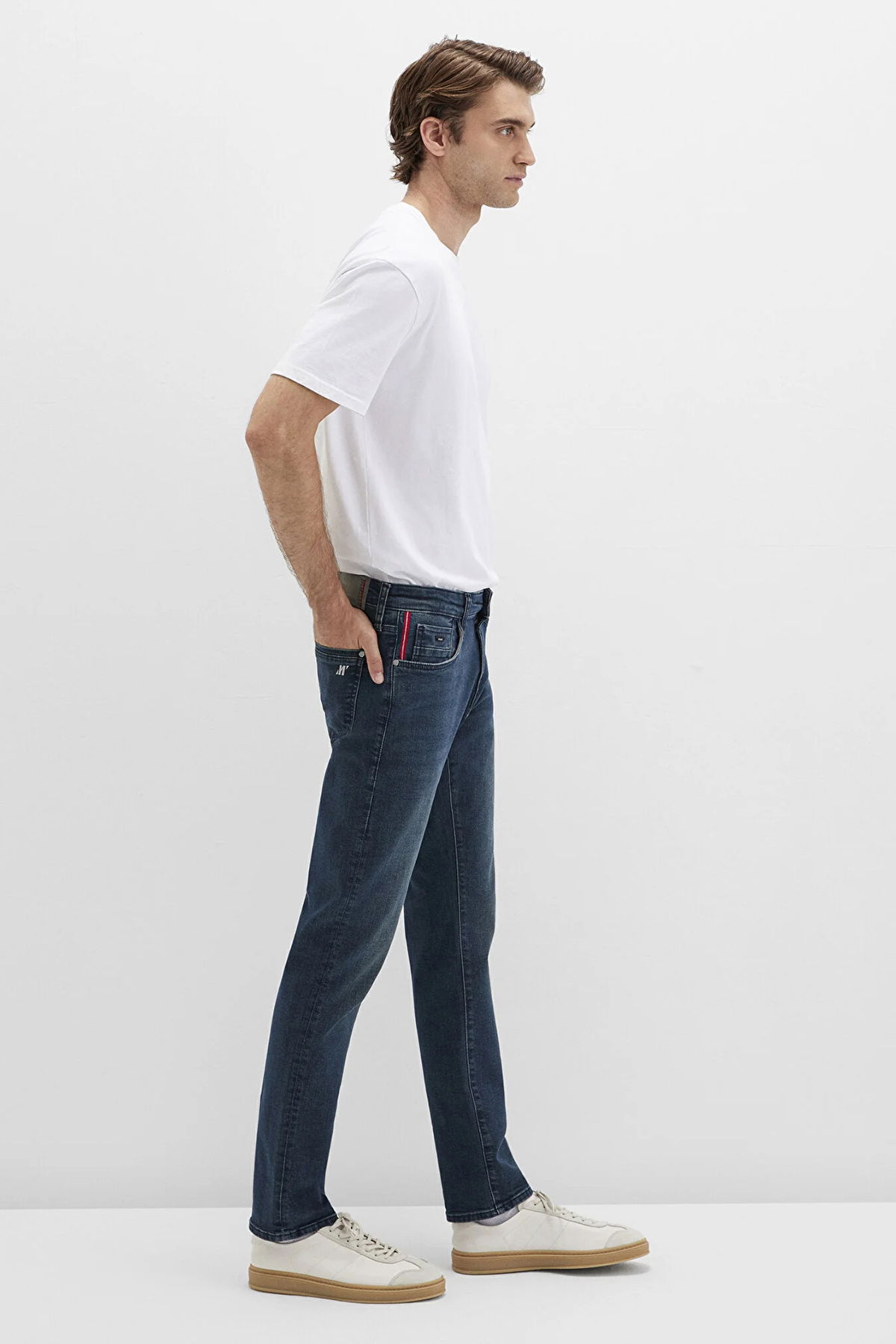 Mavi Erkek Jake Pro Move Gölgeli Jean Pantolon M0042290832 Lacivert - 2