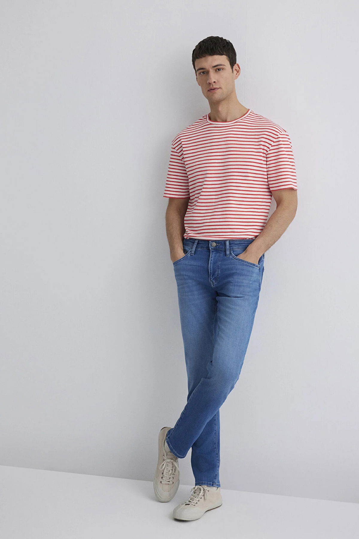 Mavi Erkek Jake Sporty Jean Pantolon M0042280965 Açık Mavi - 2