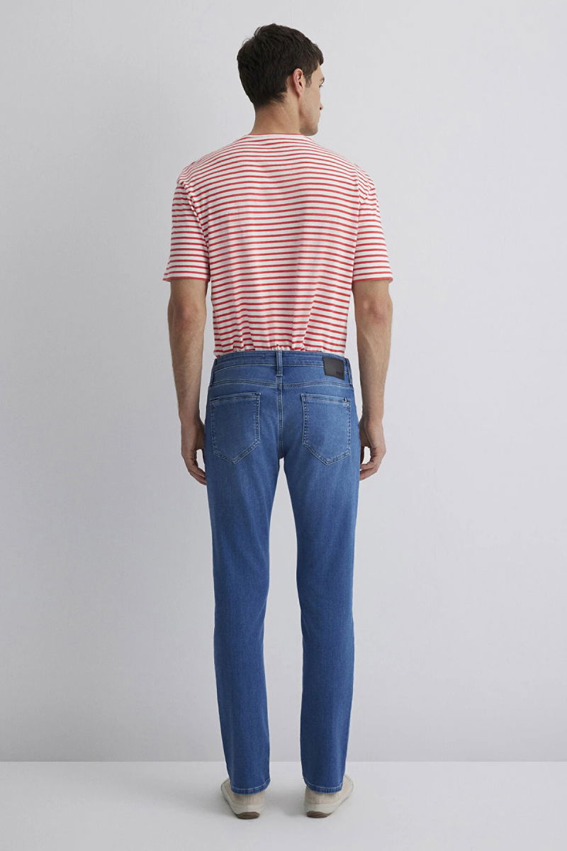 Mavi Erkek Jake Sporty Jean Pantolon M0042280965 Açık Mavi - 5
