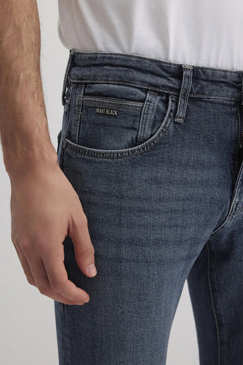 Mavi Erkek James Gabardin Pantolon M0042489342 Koyu Mavi - 3