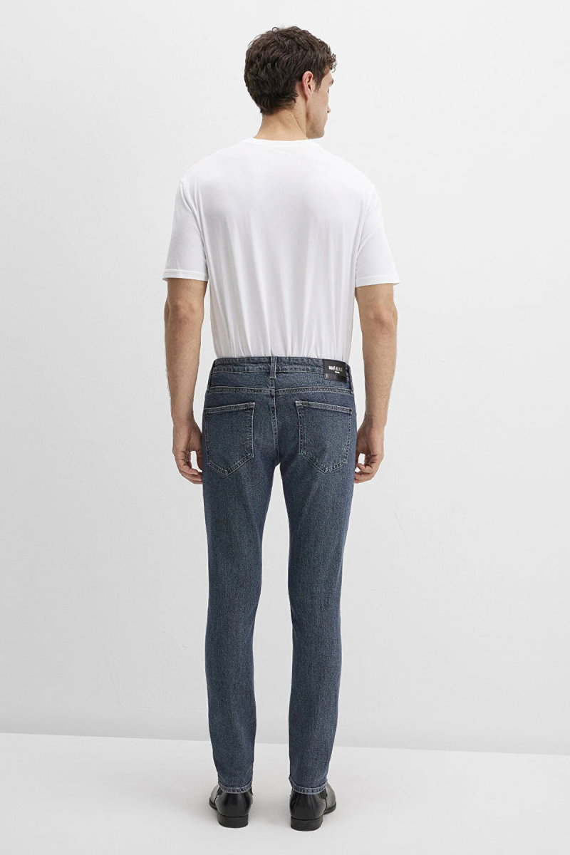 Mavi Erkek James Gabardin Pantolon M0042489342 Koyu Mavi - 5