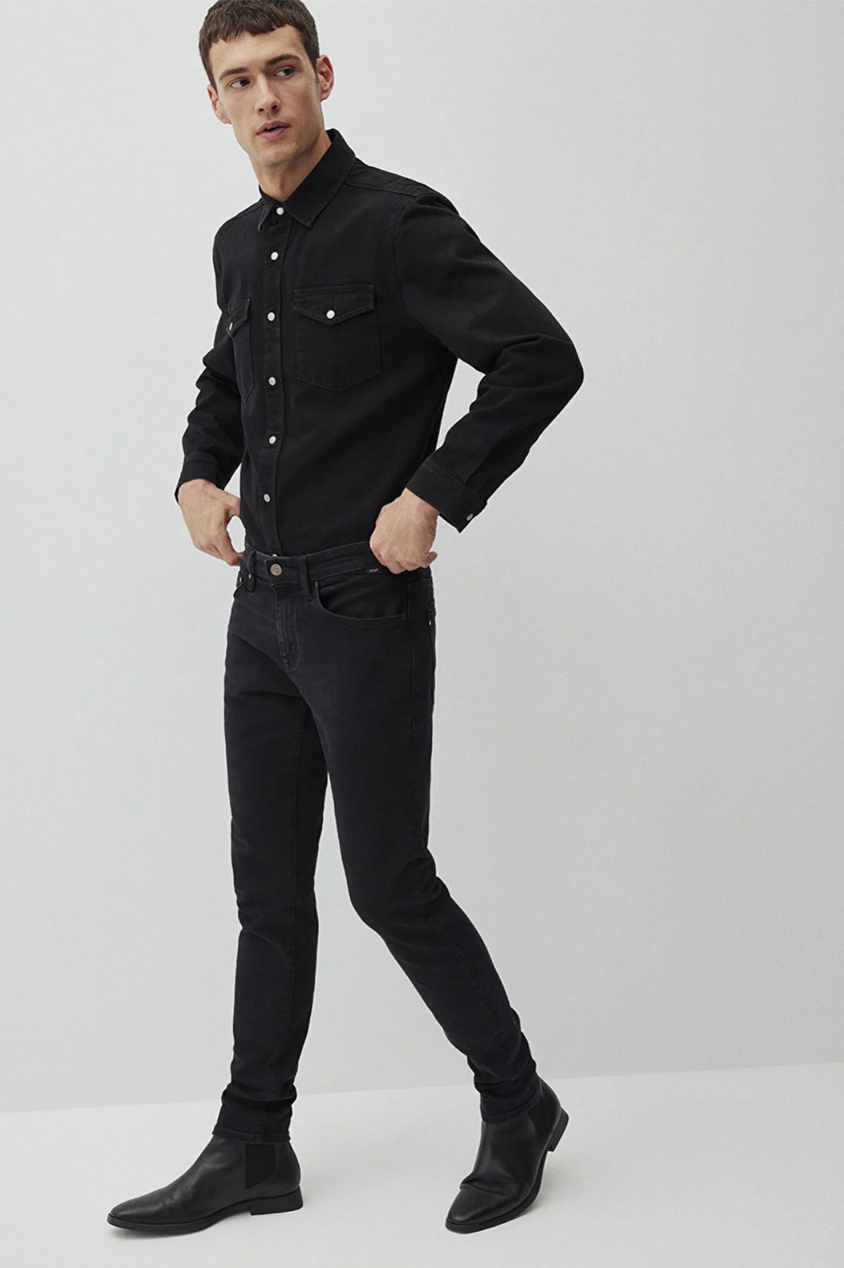 Mavi Erkek James Lux Jean Pantolon M0042487866 Antrasit - 1