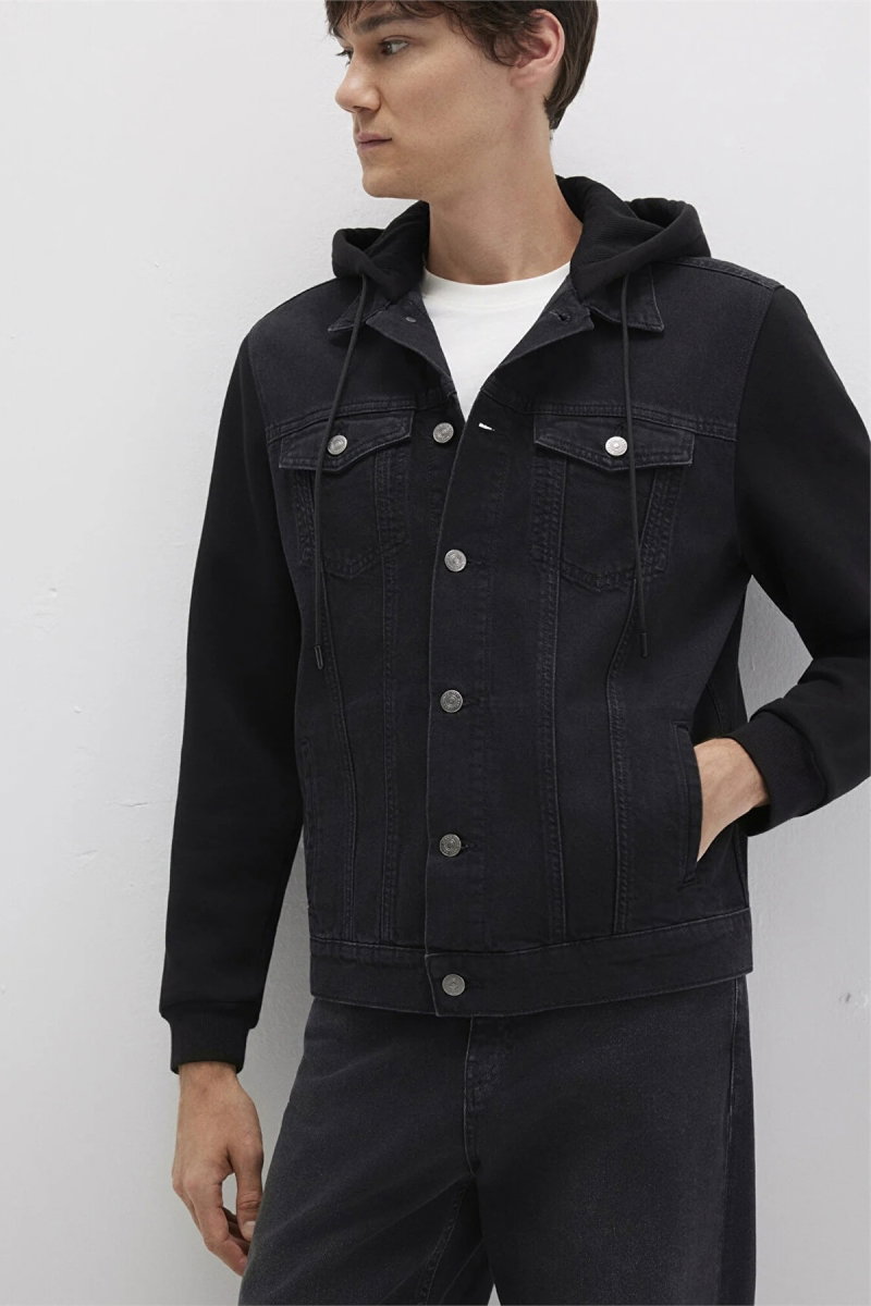 Mavi Erkek Lenny 90Lar Rinse Jean Ceket Antrasit - Mavi