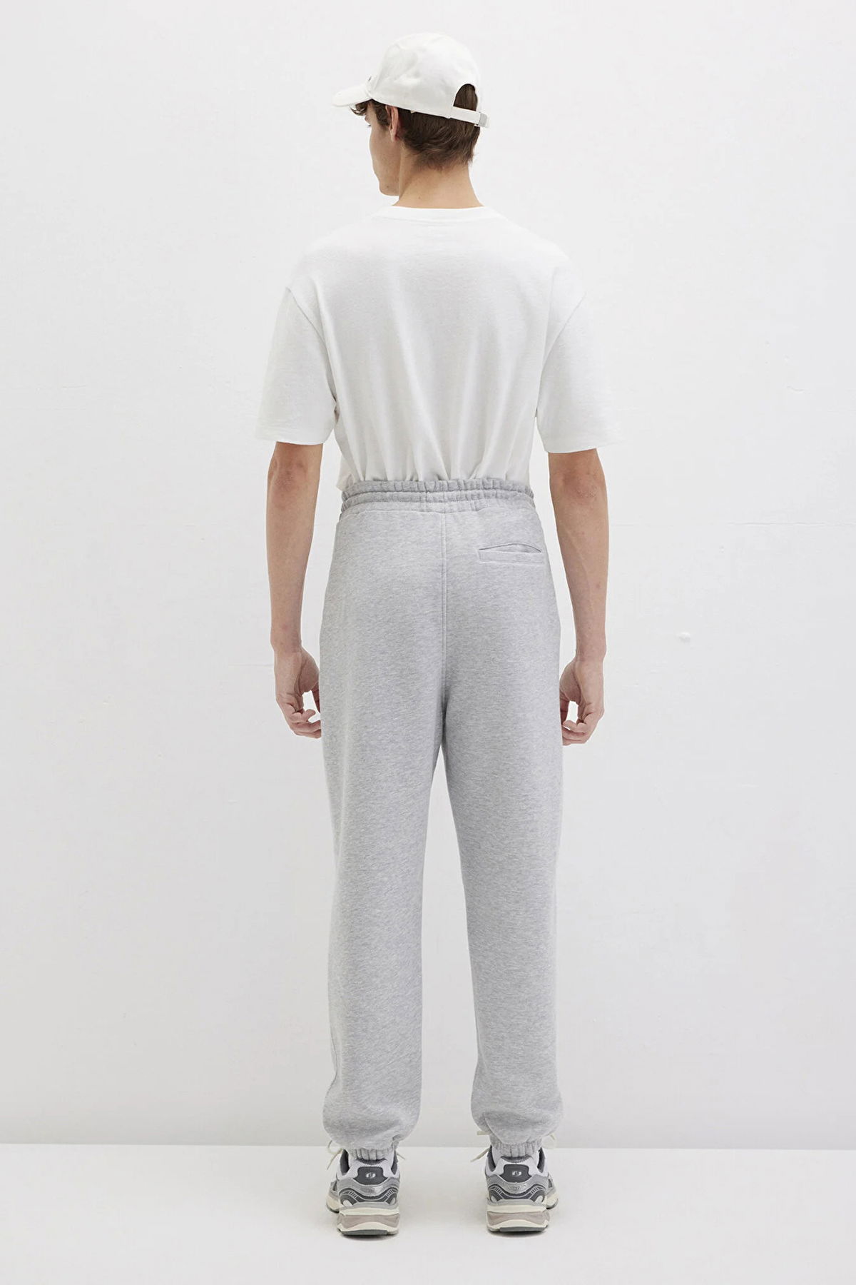 Mavi Erkek Logo Baskılı Eşofman Altı M0010207 Gri Melanj - 5