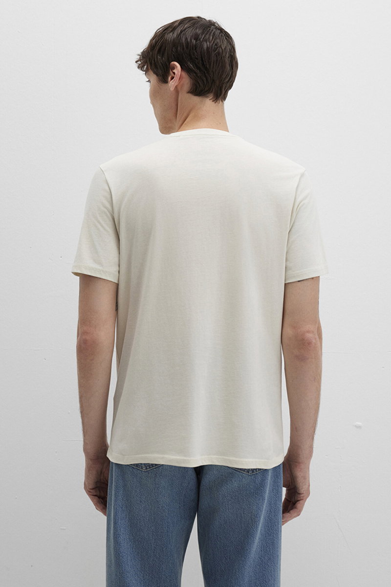 Mavi Erkek Logo Baskılı T-Shirt M0612896 Kum - 4