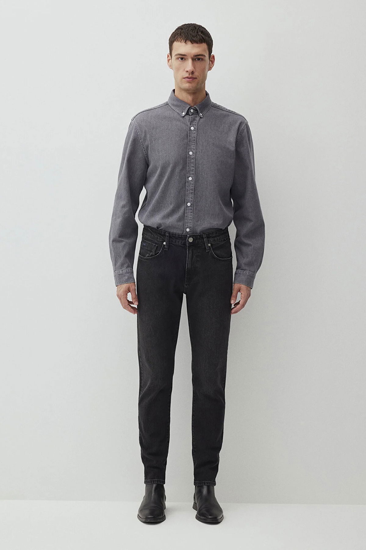 Mavi Erkek London Classic Denim Jean Pantolon M0010172 Antrasit - 2