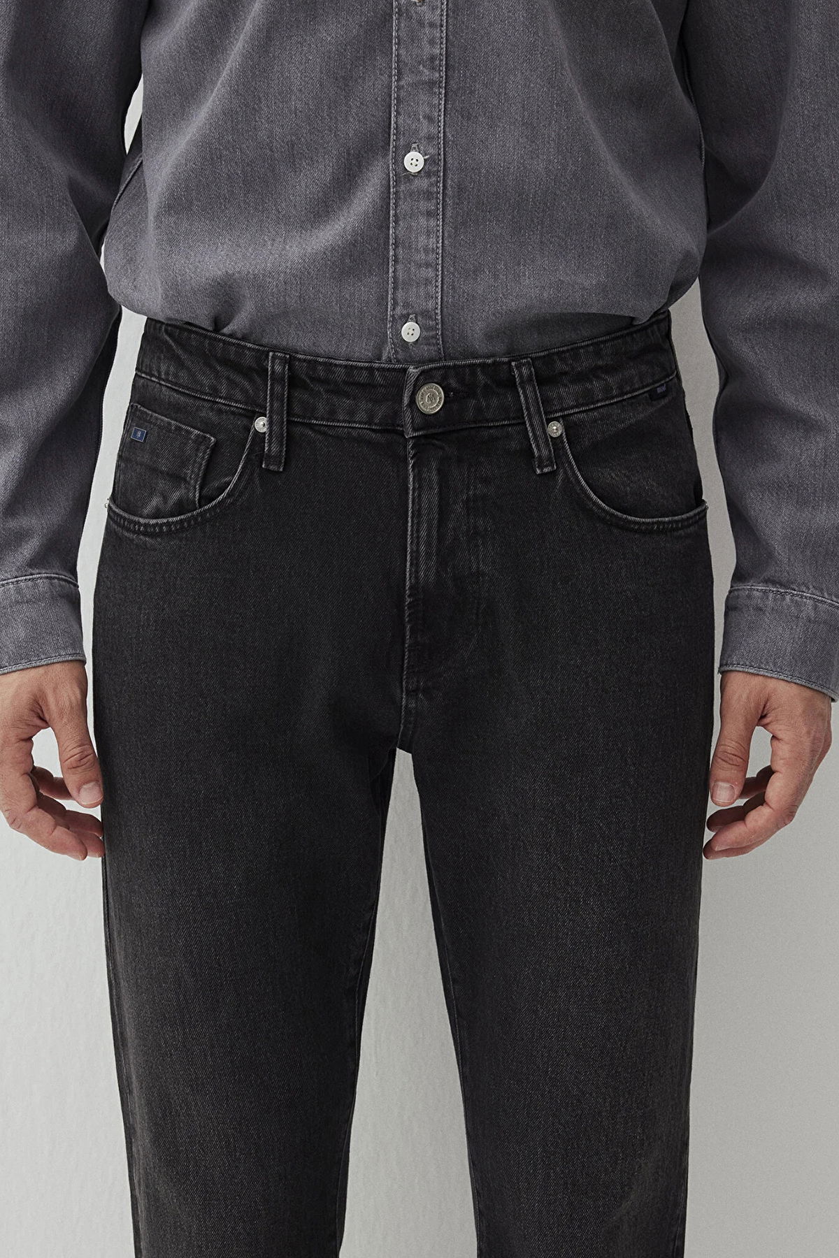 Mavi Erkek London Classic Denim Jean Pantolon M0010172 Antrasit - 4