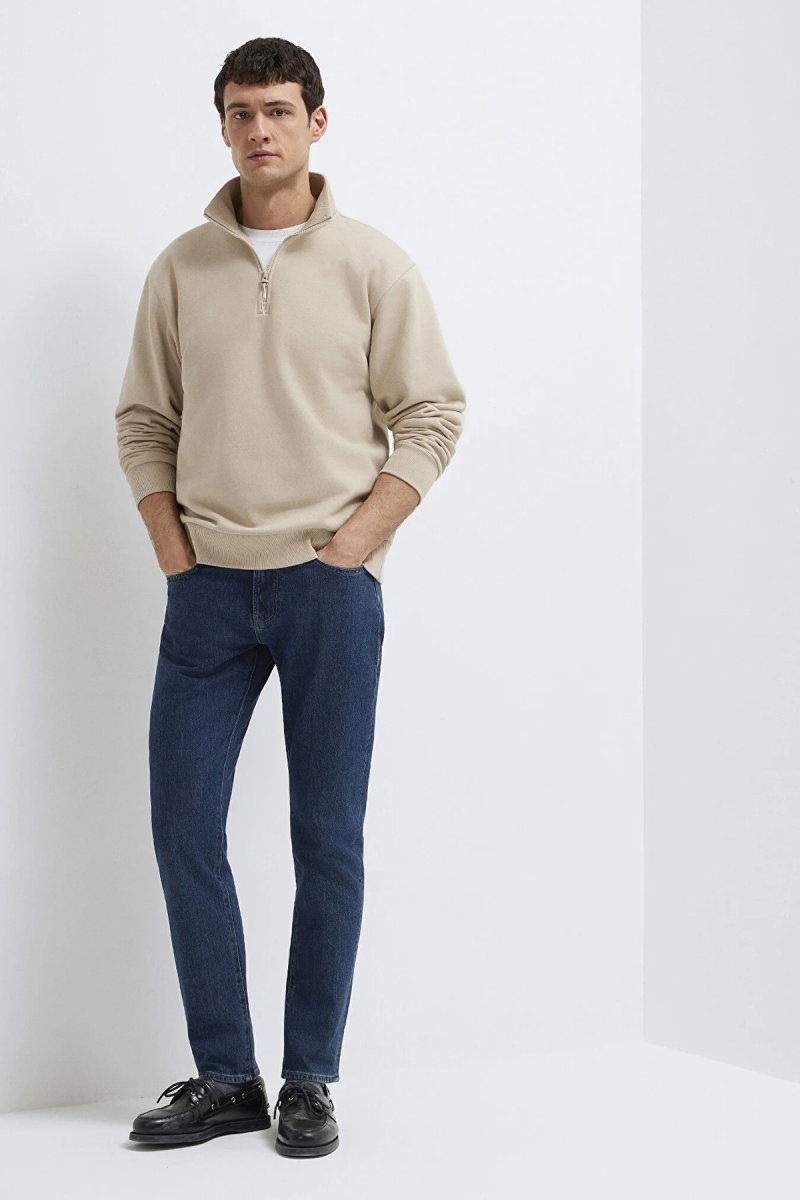 Mavi Erkek Marcus Classic Denim Jean Pantolon M0035191240 Koyu İndigo - Mavi