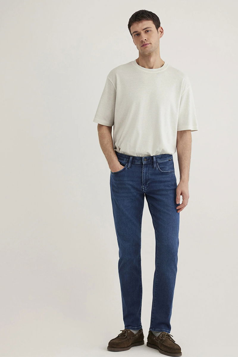 Mavi Erkek Marcus Sporty Jean Pantolon M0035182162 Koyu Mavi - 1