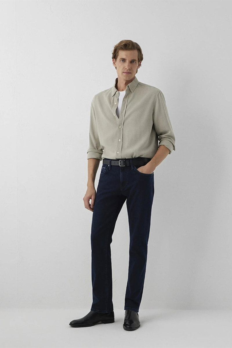 Mavi Erkek Martin Premium Blue Jean Pantolon Koyu Mavi - 2