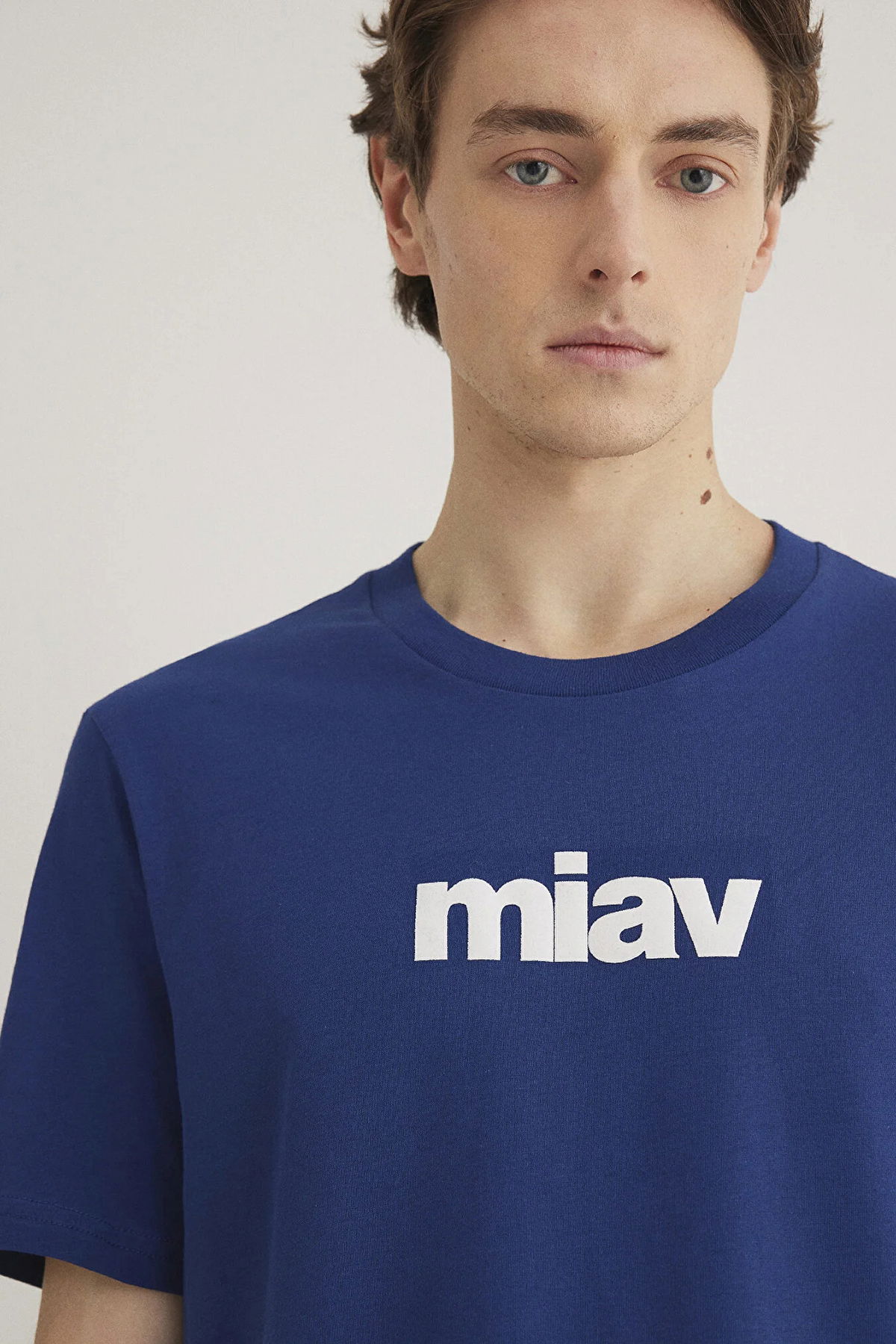 Mavi Erkek Miav Baskılı T-Shirt M067153-70722 Lacivert - 3