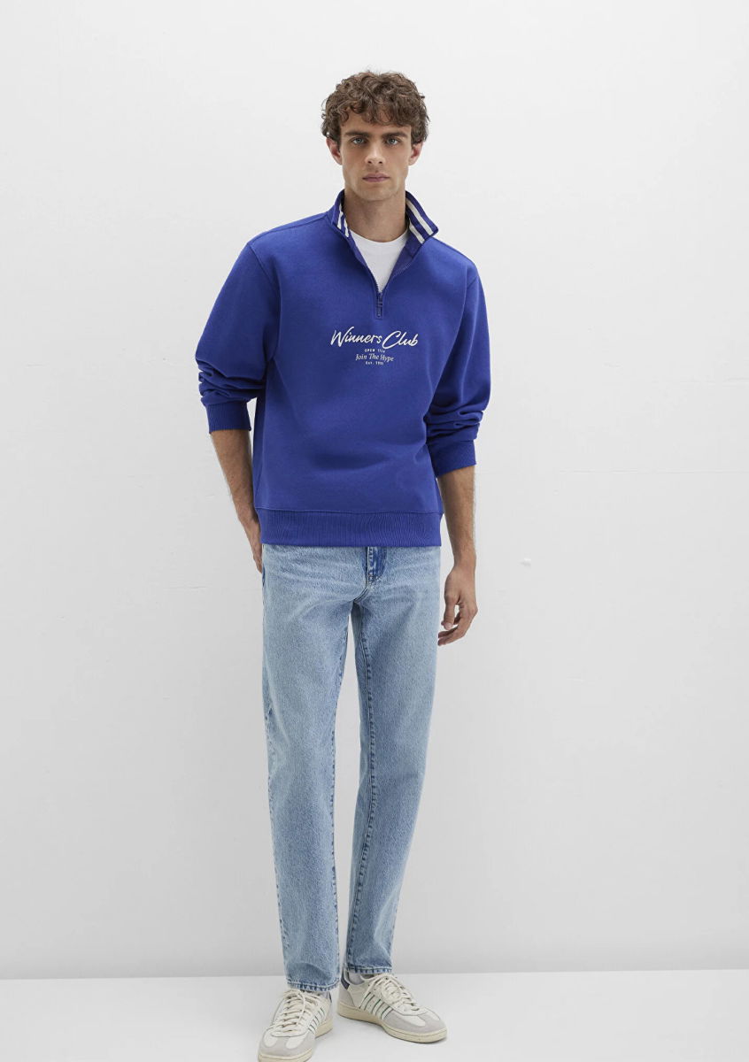 Mavi Erkek Polo Sweatshirt M0S10488 Mavi - 2