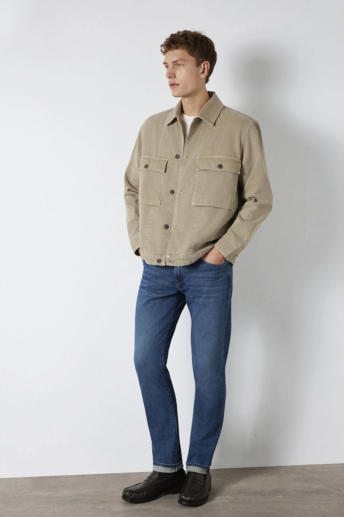 Mavi Erkek Uzun Kollu Çift Cepli Gömlek M0211778 Laurel Oak - 3