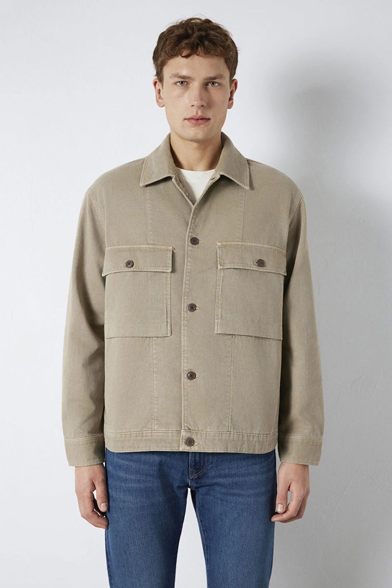 Mavi Erkek Uzun Kollu Çift Cepli Gömlek M0211778 Laurel Oak - 4