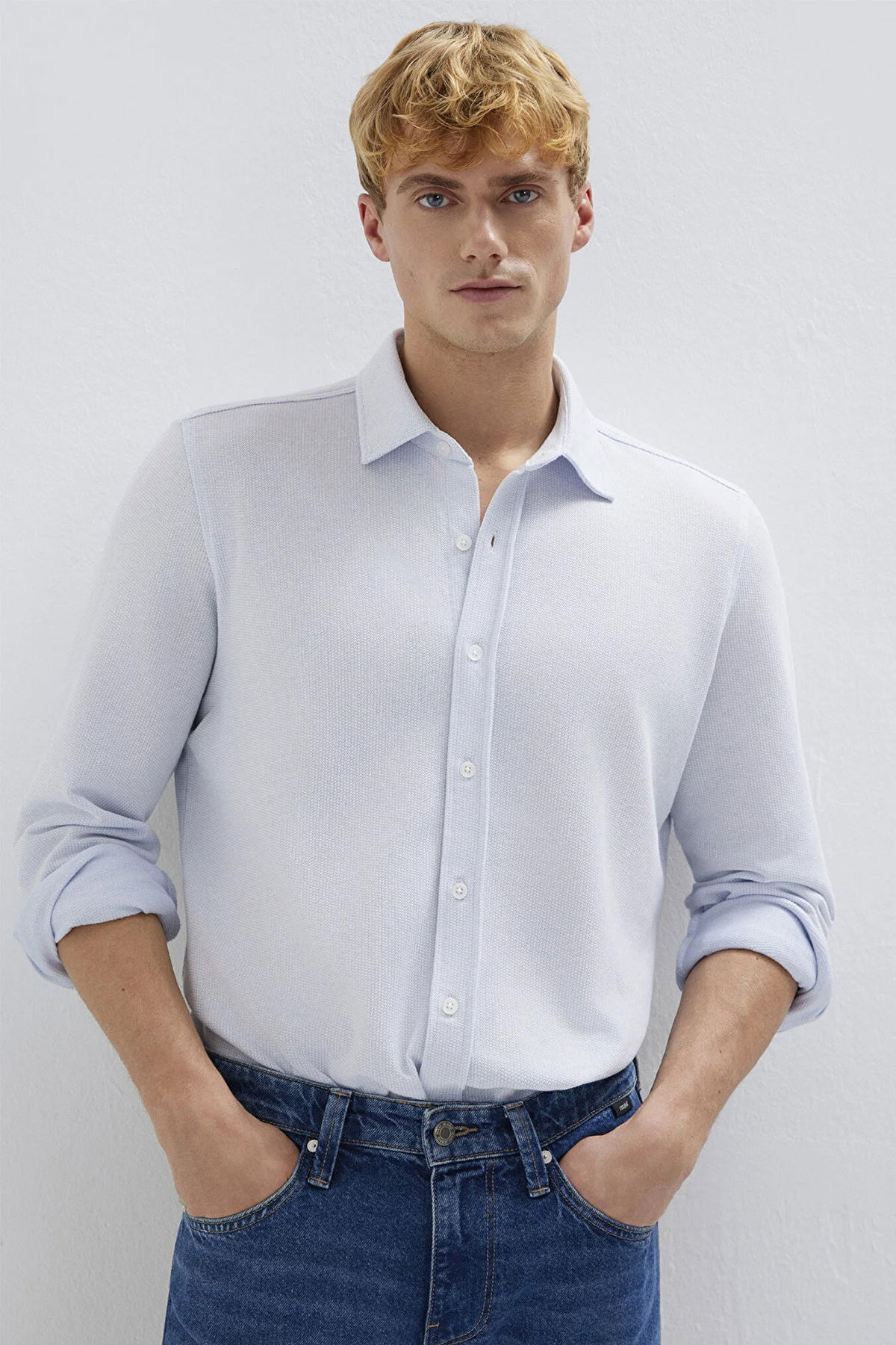 Mavi Erkek Uzun Kollu Gömlek M0211857 Bebe Mavisi - 1