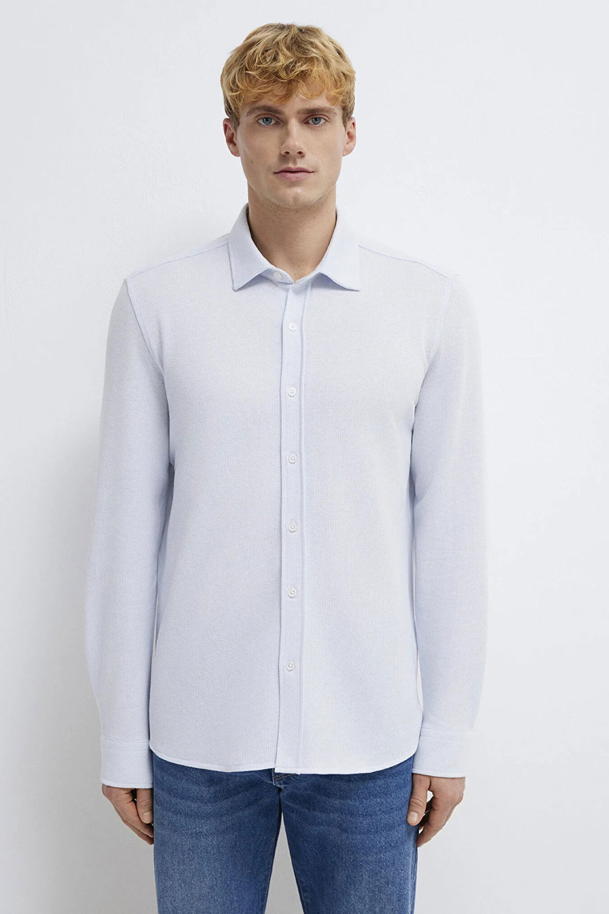 Mavi Erkek Uzun Kollu Gömlek M0211857 Bebe Mavisi - 4