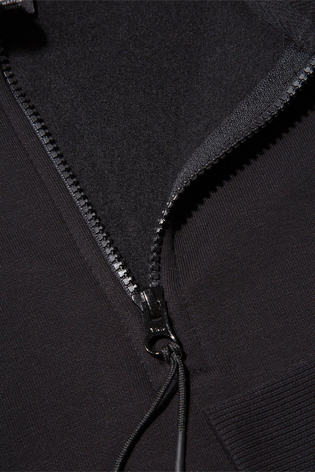 Mavi Erkek Yarı Fermuarlı Basic Sweatshirt Siyah - 4