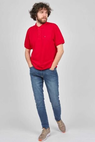 Mcl Erkek Polo Yaka T-Shirt 2072495 Kırmızı - 2
