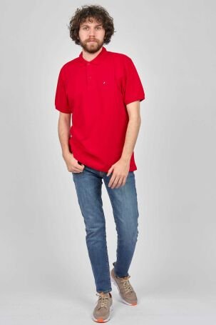 Mcl Erkek Polo Yaka T-Shirt 2072495 Kırmızı - 6