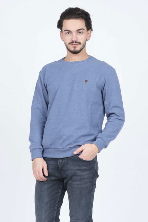 Metropolitan Erkek Bisiklet Yaka Sweatshirt 6240101 Indigo 