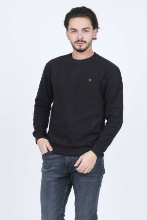 Metropolitan Erkek Bisiklet Yaka Sweatshirt 6240101 Siyah 