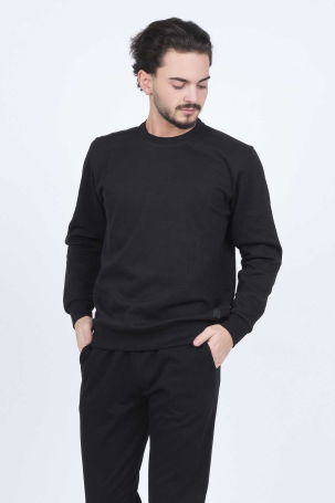 Metropolitan Erkek Bisiklet Yaka Sweatshirt 62422106 Siyah 