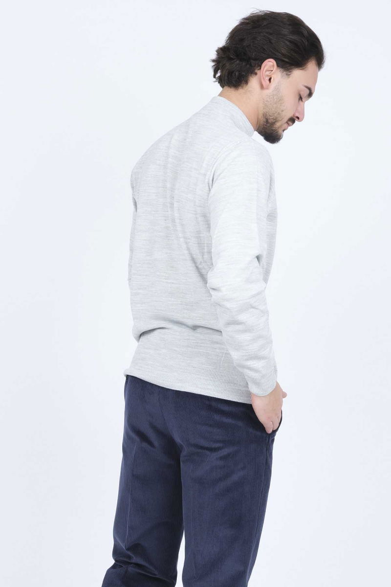 Metropolitan Erkek Yarım Balıkçı Triko Kazak 6241000 Gri - 5