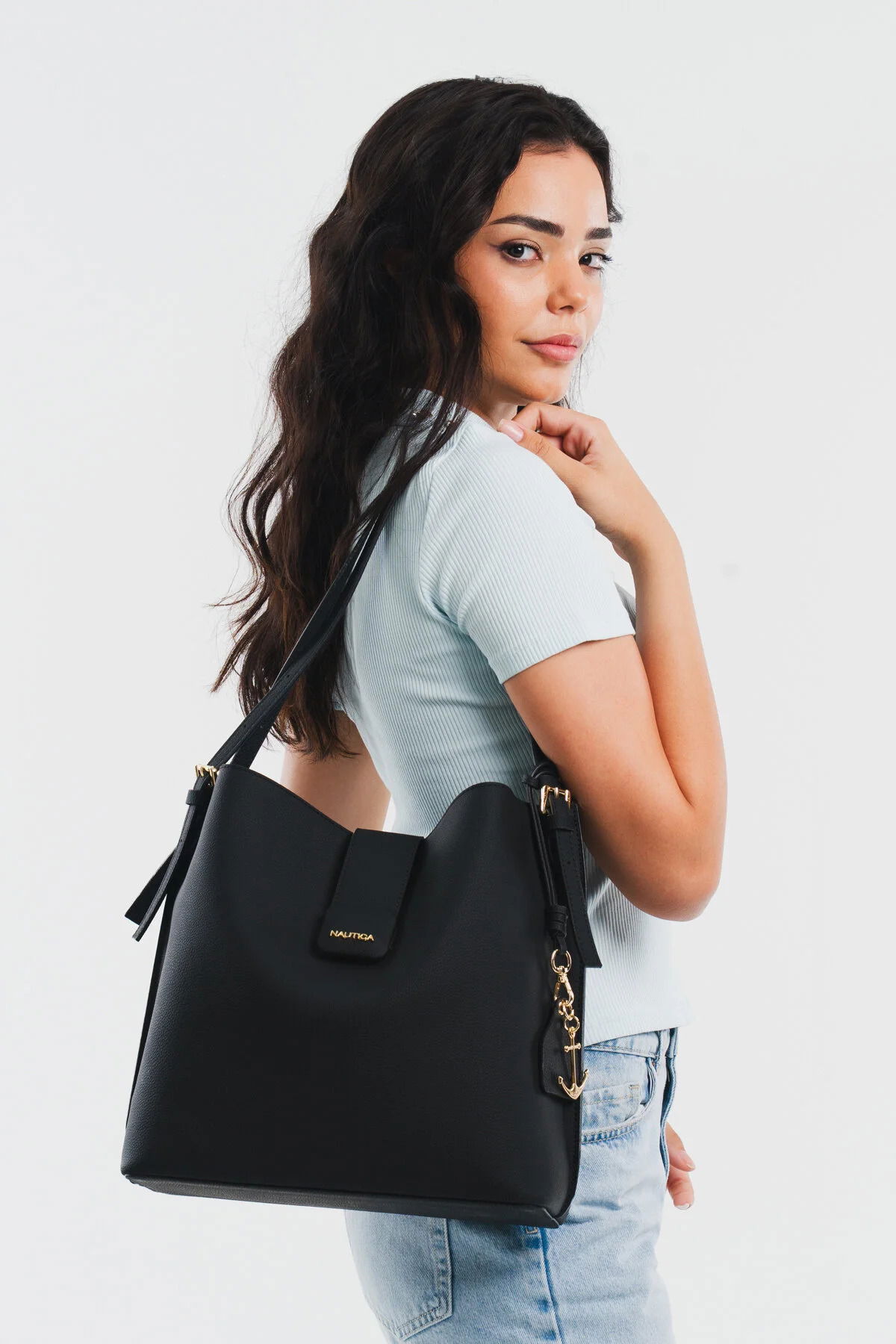 Nautica Kadın Omuz Çantası CN7572T Siyah - 1
