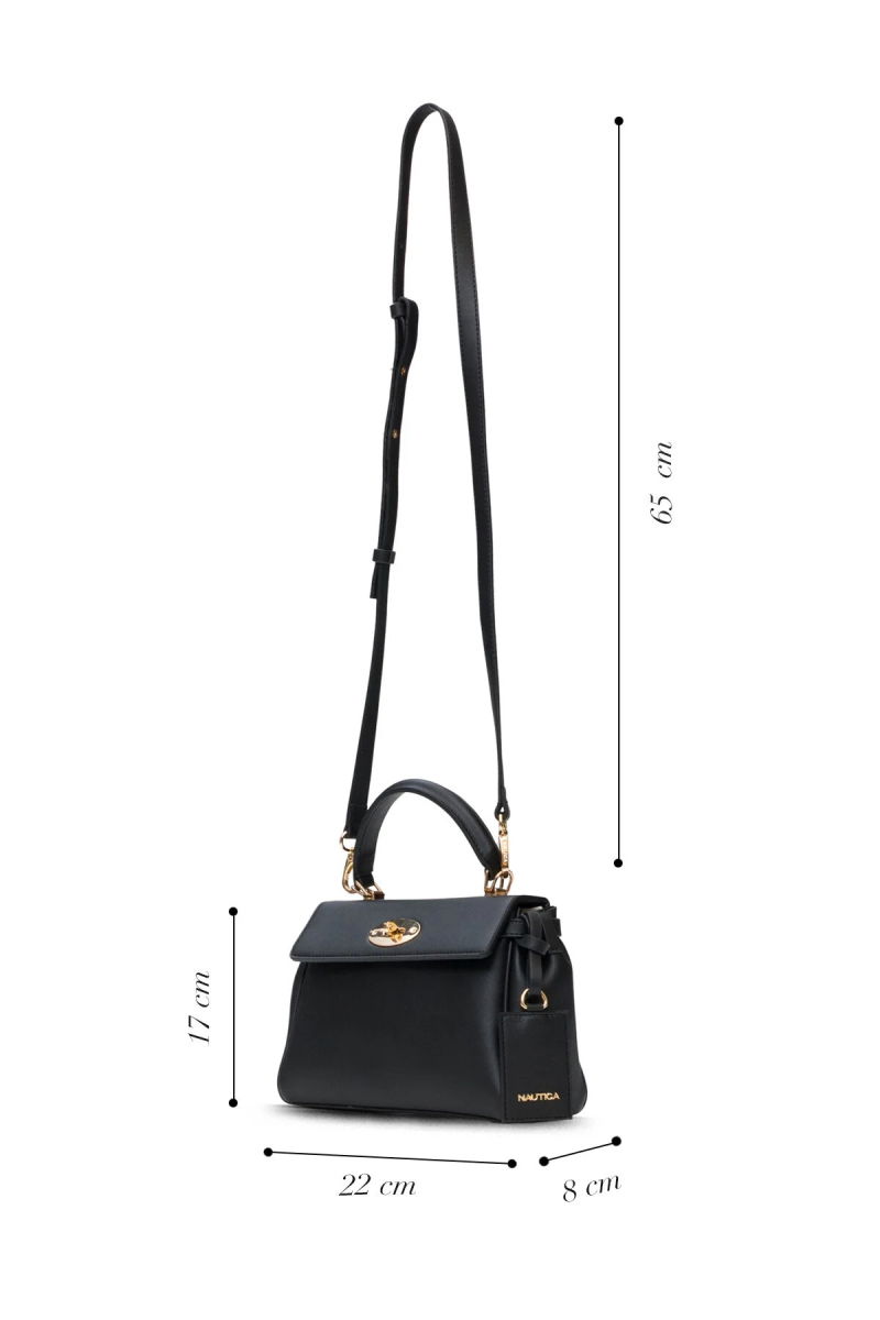 Nautica Kadın Postacı Çantası CN7554T Siyah - 5