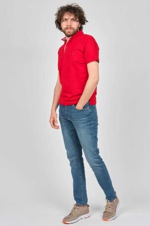 Neyir Erkek Polo Yaka T-Shirt 1340106 Kırmızı - 2
