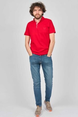 Neyir Erkek Polo Yaka T-Shirt 1340106 Kırmızı - 3