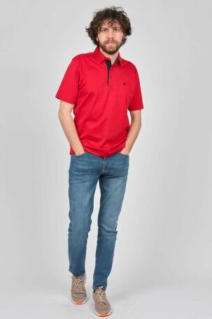 Neyir Erkek Polo Yaka T-Shirt 1340206 Kırmızı - 3