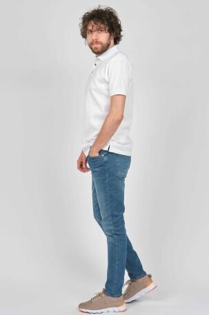 Neyir Erkek Polo Yaka T-Shirt 1340506 Beyaz - 4