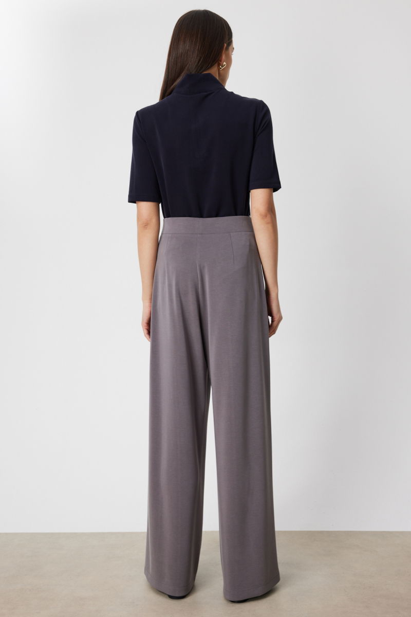 On Kadın Metal Aksesuarlı Bol Paça Eşofman Altı 74125 Antrasit - 4