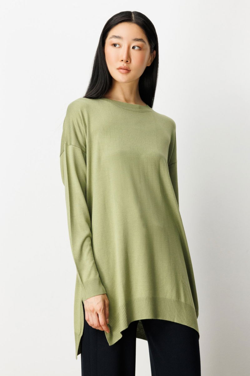 On Kadın Salaş Verev Tunik 65316 Kiwi 