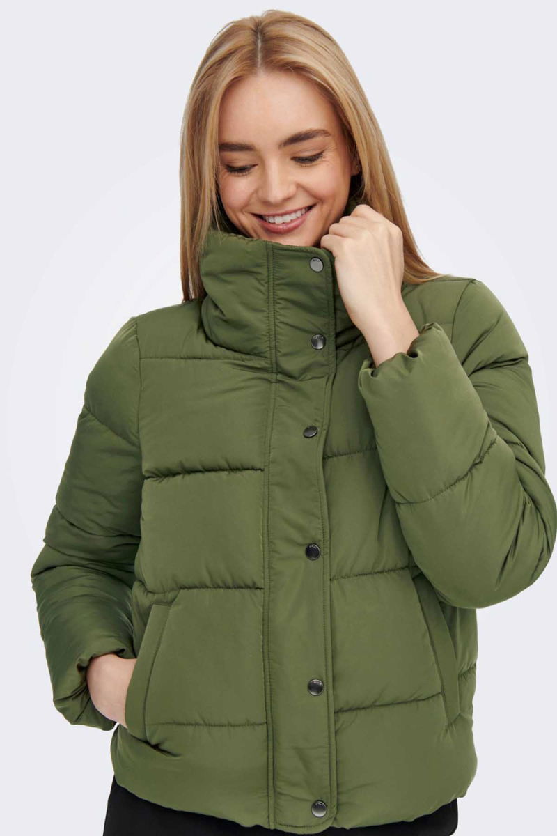 Only Kadın Cool Puffer Şişme Mont 65515196546 Haki - 3