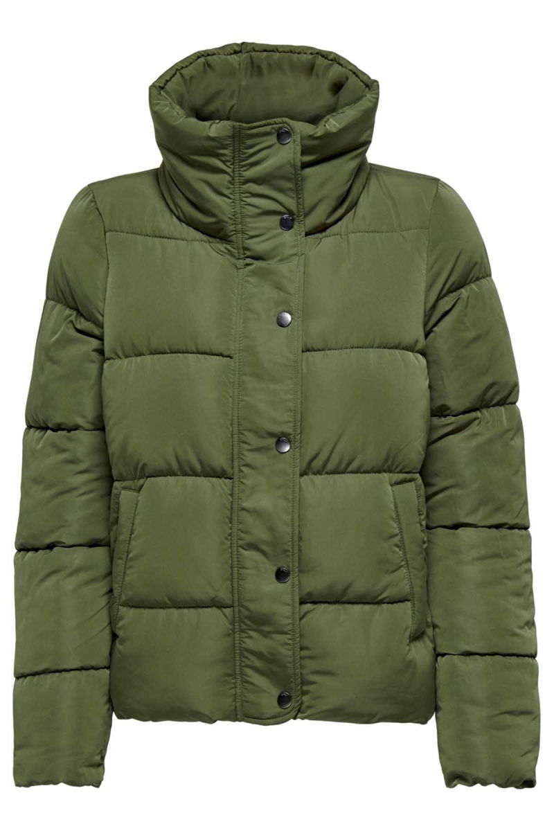 Only Kadın Cool Puffer Şişme Mont 65515196546 Haki - 6