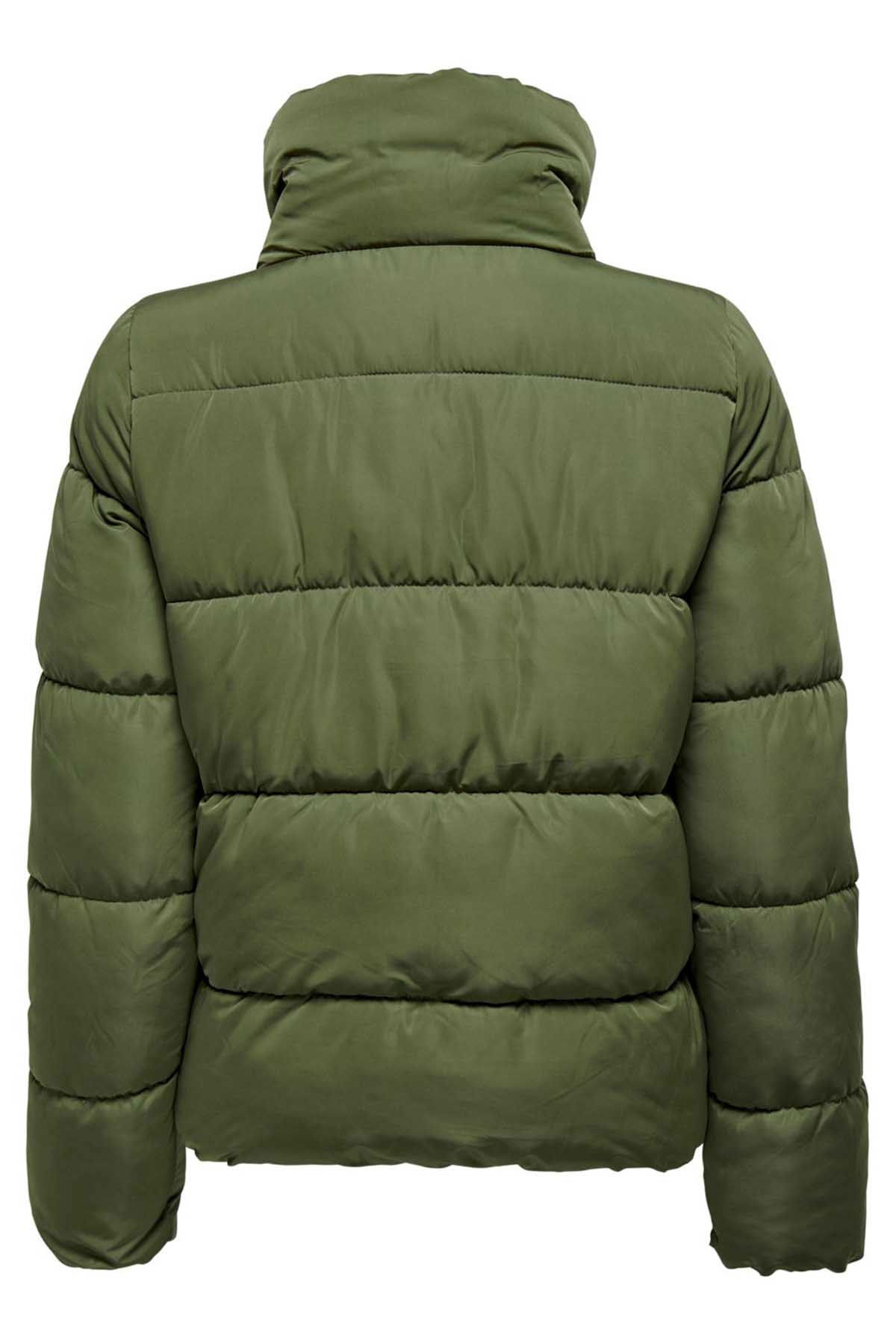 Only Kadın Cool Puffer Şişme Mont 65515196546 Haki - 7