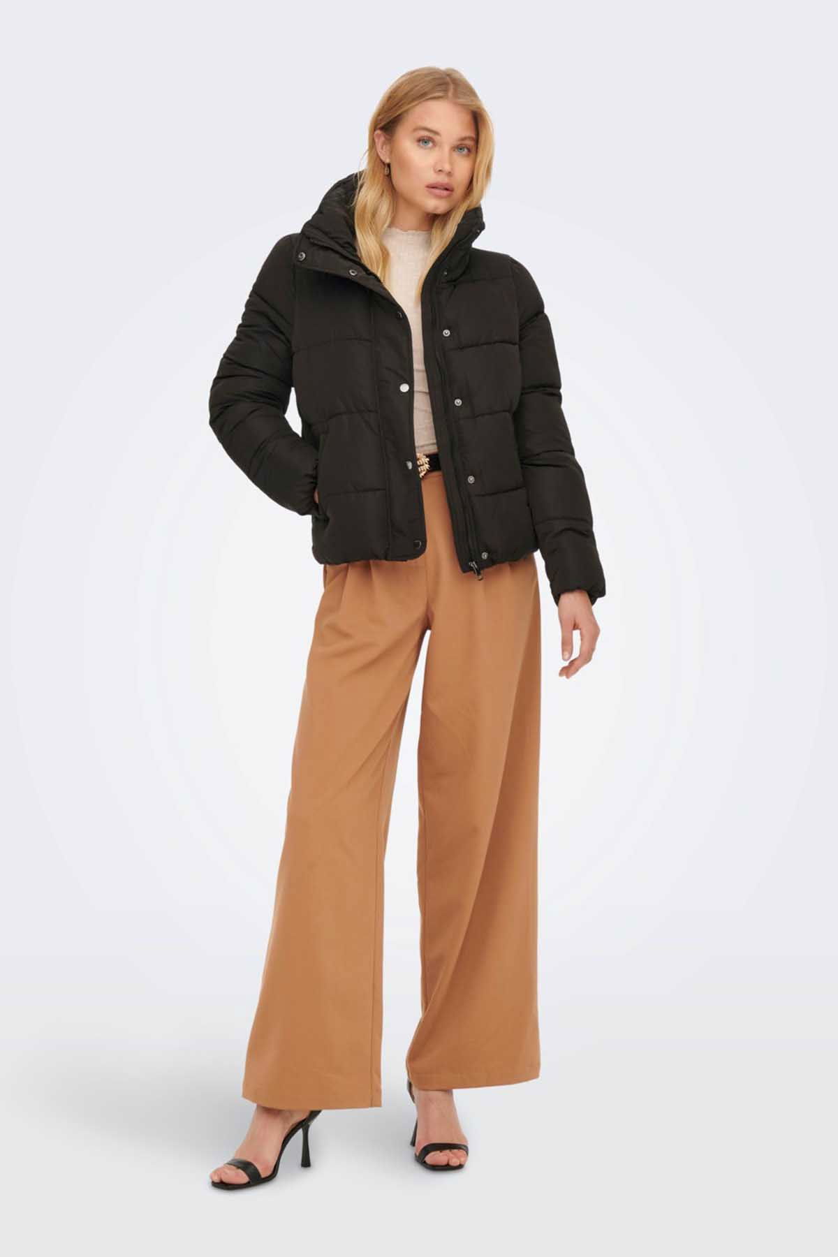 Only Kadın Cool Puffer Şişme Mont 65515196546 Siyah - 2