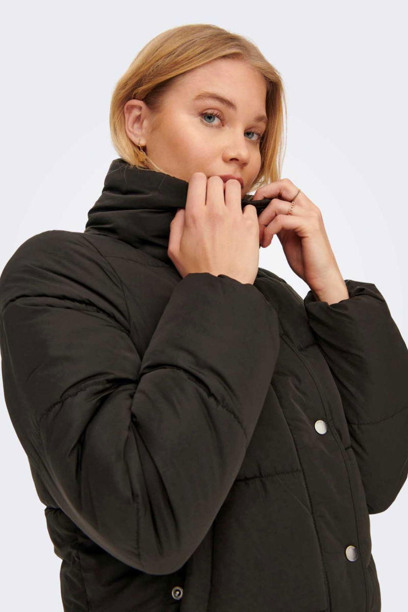 Only Kadın Cool Puffer Şişme Mont 65515196546 Siyah - 4