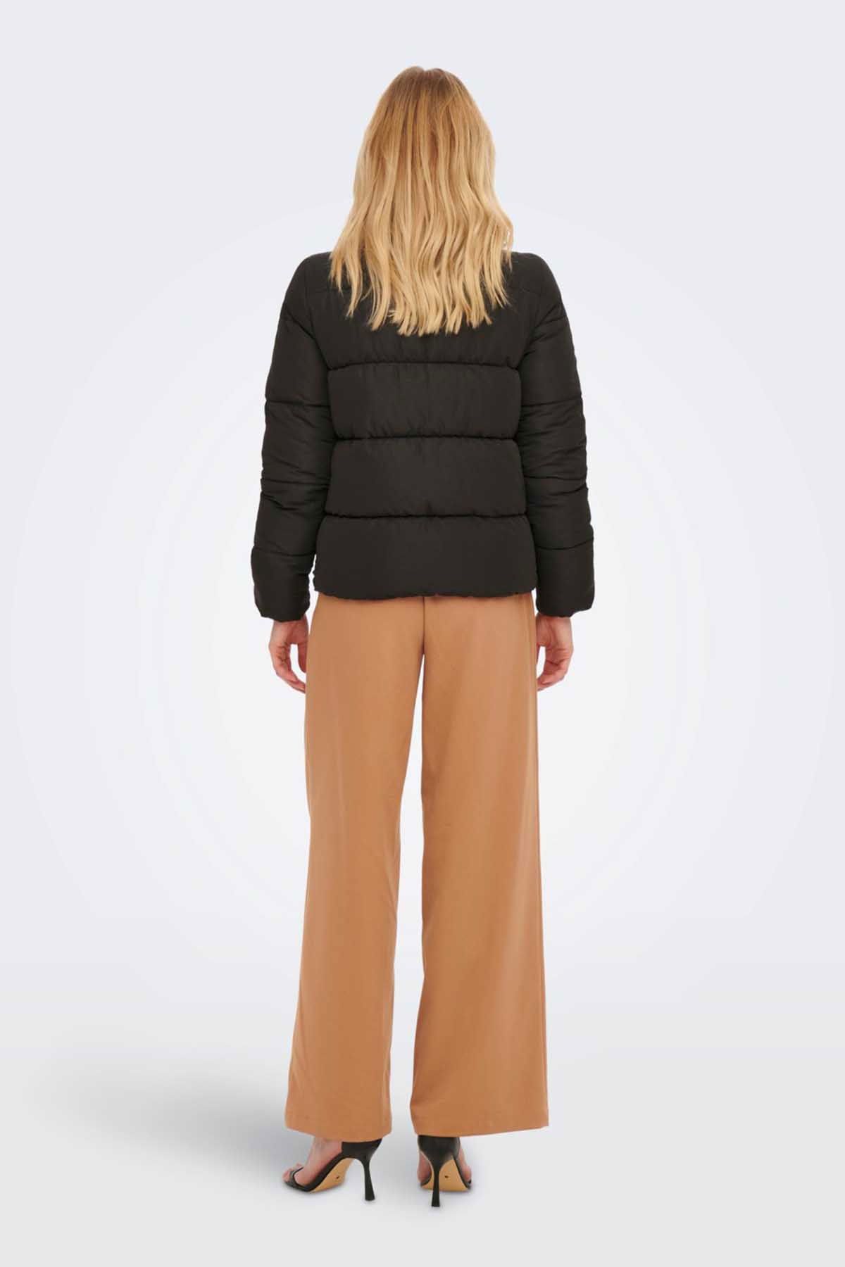 Only Kadın Cool Puffer Şişme Mont 65515196546 Siyah - 5