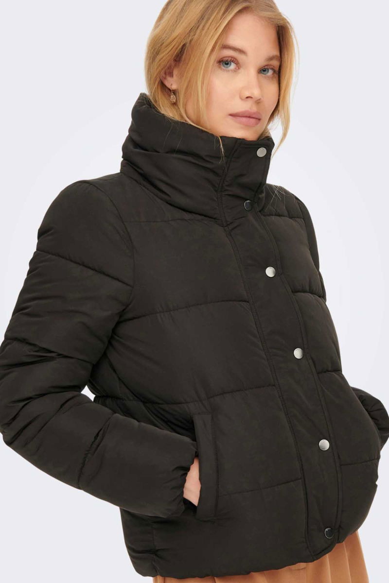 Only Kadın Cool Puffer Şişme Mont 65515196546 Siyah - 6